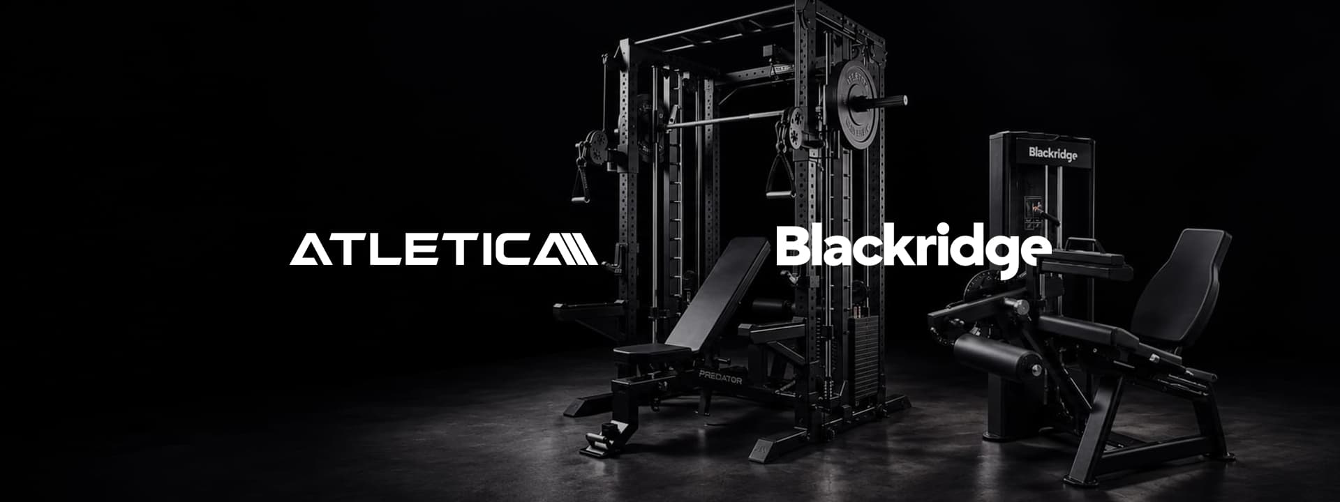 Oprema Atletica in Blackridge v vadbenem prostoru Wamoo